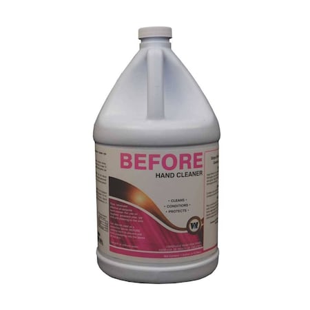 Warsaw Chemical Before, Lotion hand cleaner and barrier cram, Lilac/Lemon Scent, 1-Gallon, 4PK 20491-0000004